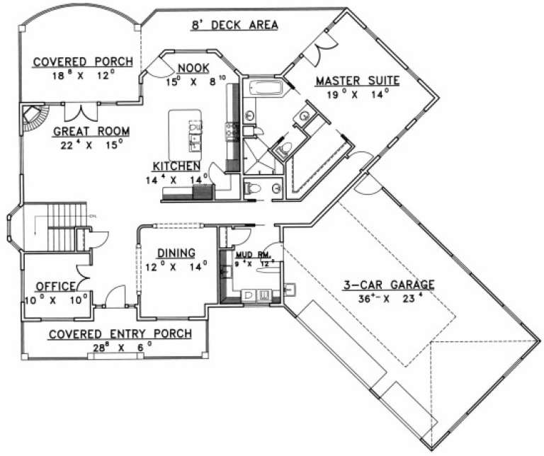House Plan House Plan #1837 Drawing 2