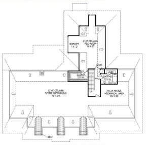Upper for House Plan #940-00027