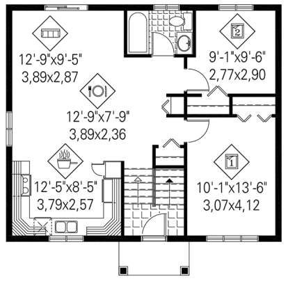 House Plan House Plan #18377 Drawing 1