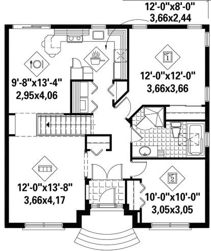 House Plan House Plan #18378 Drawing 1