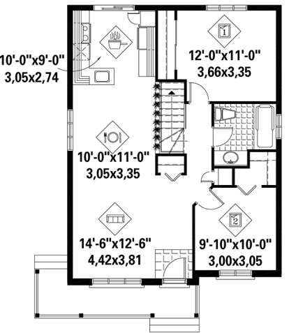 House Plan House Plan #18380 Drawing 1