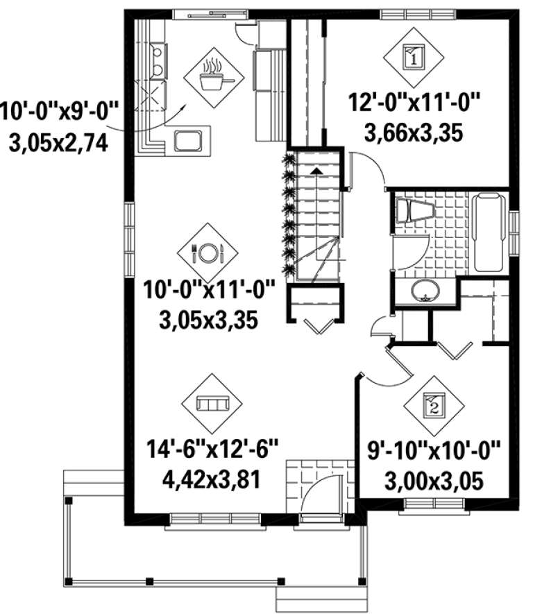 House Plan House Plan #18380 Drawing 1