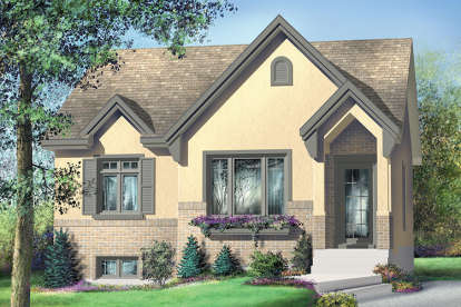 European House Plan #6146-00337 Elevation Photo