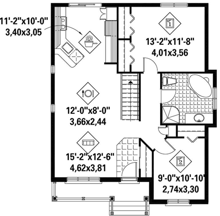 House Plan House Plan #18390 Drawing 1