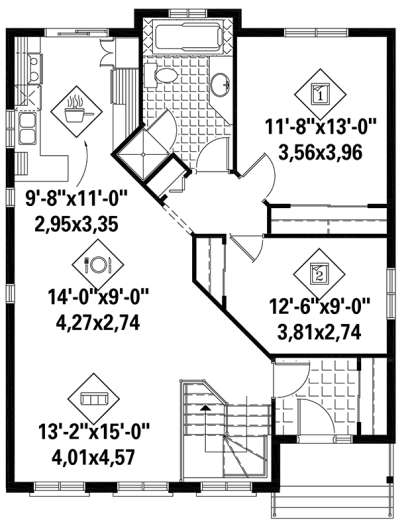 House Plan House Plan #18391 Drawing 1
