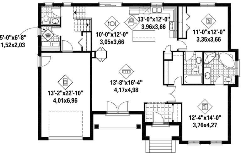 House Plan House Plan #18392 Drawing 1
