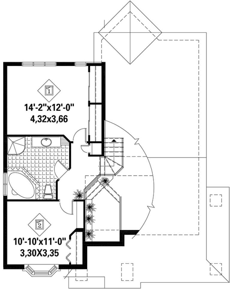 House Plan House Plan #18394 Drawing 2