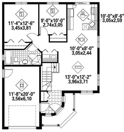 House Plan House Plan #18396 Drawing 1