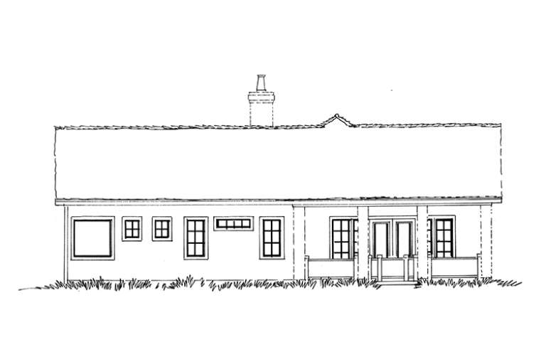 Traditional House Plan #1907-00039 Elevation Photo