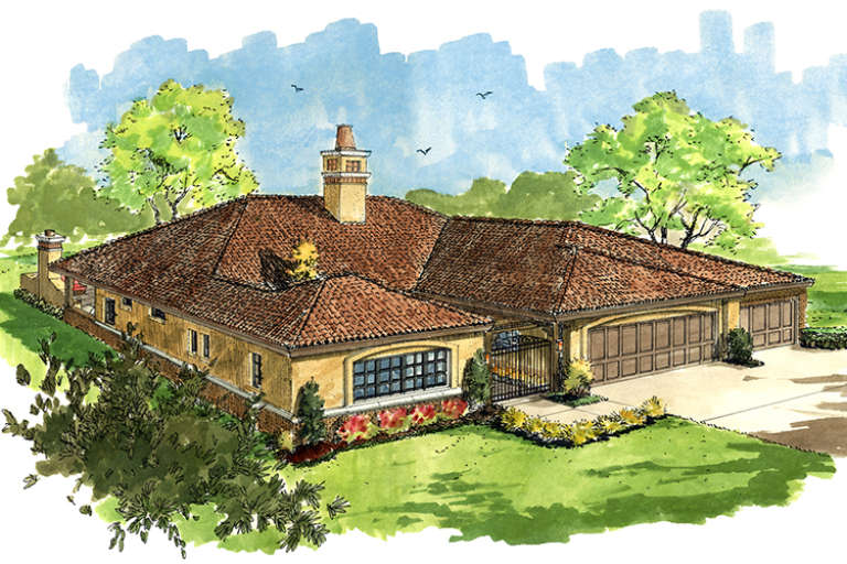 House Plan House Plan #18398 Front Elevation
