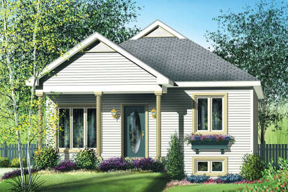 Traditional House Plan #6146-00345 Elevation Photo