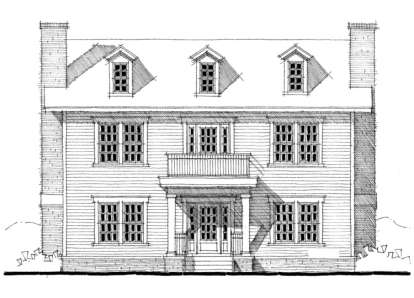 3 Bed, 2 Bath, 2280 Square Foot House Plan - #028-00027