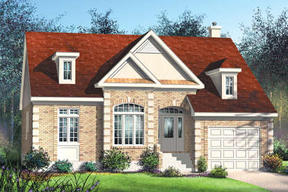 3 Bed, 2 Bath, 1600 Square Foot House Plan - #6146-00347