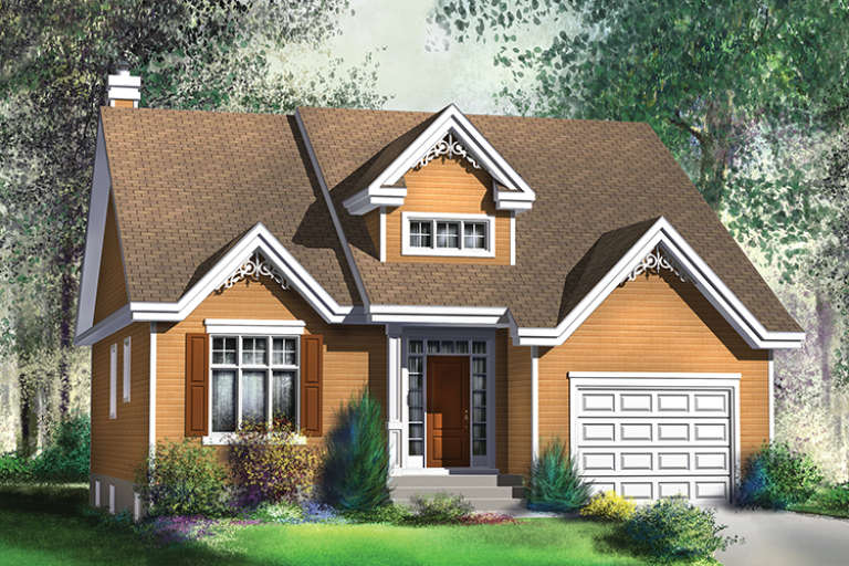 House Plan House Plan #18410 Front Elevation