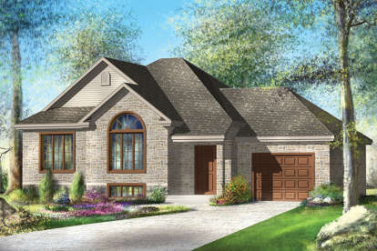 3 Bed, 1 Bath, 1431 Square Foot House Plan - #6146-00357