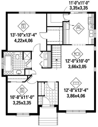 House Plan House Plan #18415 Drawing 1