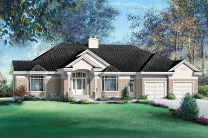 3 Bed, 2 Bath, 3775 Square Foot House Plan - #6146-00362