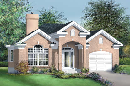 2 Bed, 1 Bath, 1399 Square Foot House Plan - #6146-00364