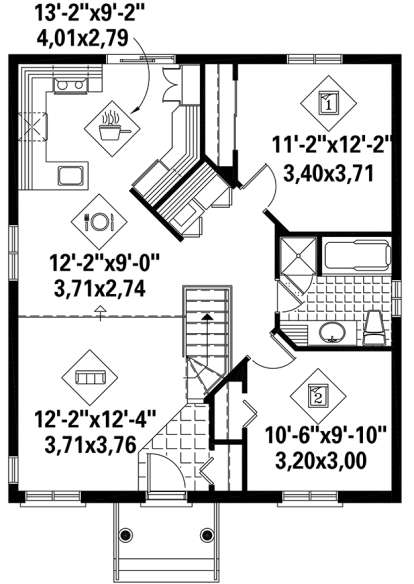 House Plan House Plan #18422 Drawing 1