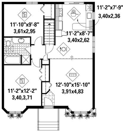 House Plan House Plan #18423 Drawing 1