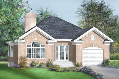 2 Bed, 1 Bath, 1400 Square Foot House Plan - #6146-00370
