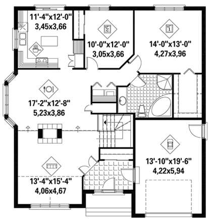 House Plan House Plan #18424 Drawing 1