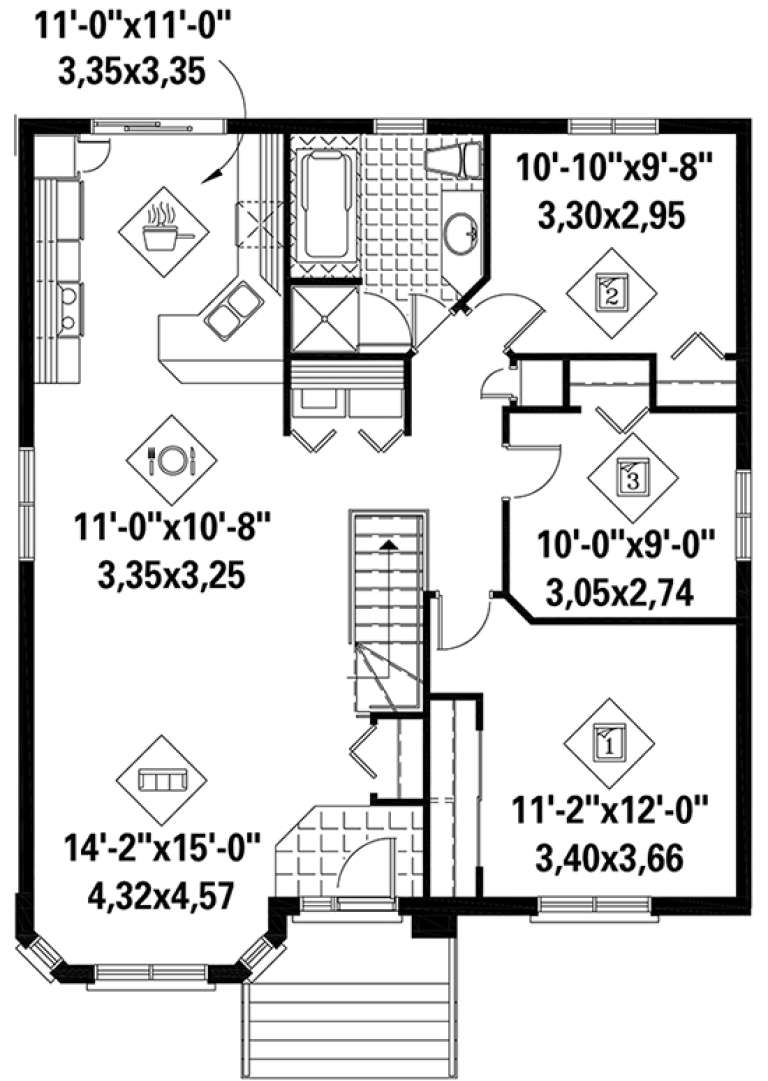 House Plan House Plan #18426 Drawing 1