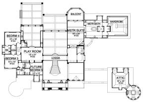 Upper for House Plan #5445-00269