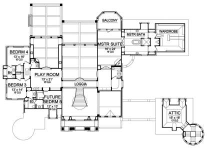 House Plan House Plan #18430 Drawing 2
