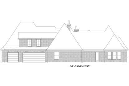 French Country House Plan #5445-00271 Elevation Photo