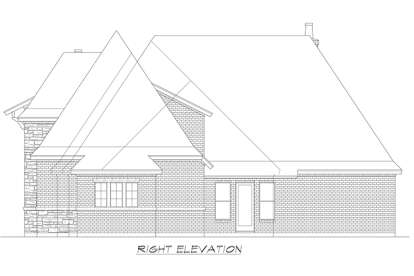 French Country House Plan #5445-00271 Elevation Photo