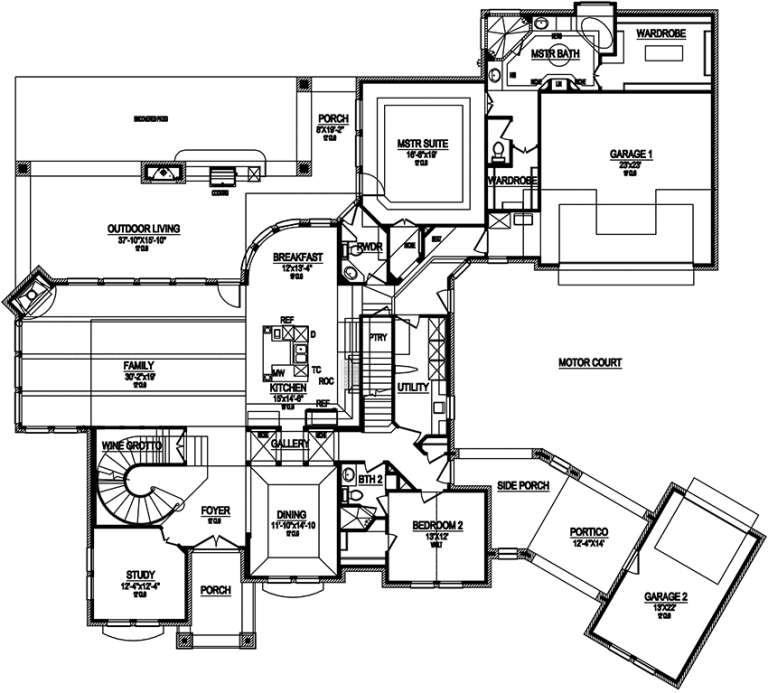 House Plan House Plan #18433 Drawing 1