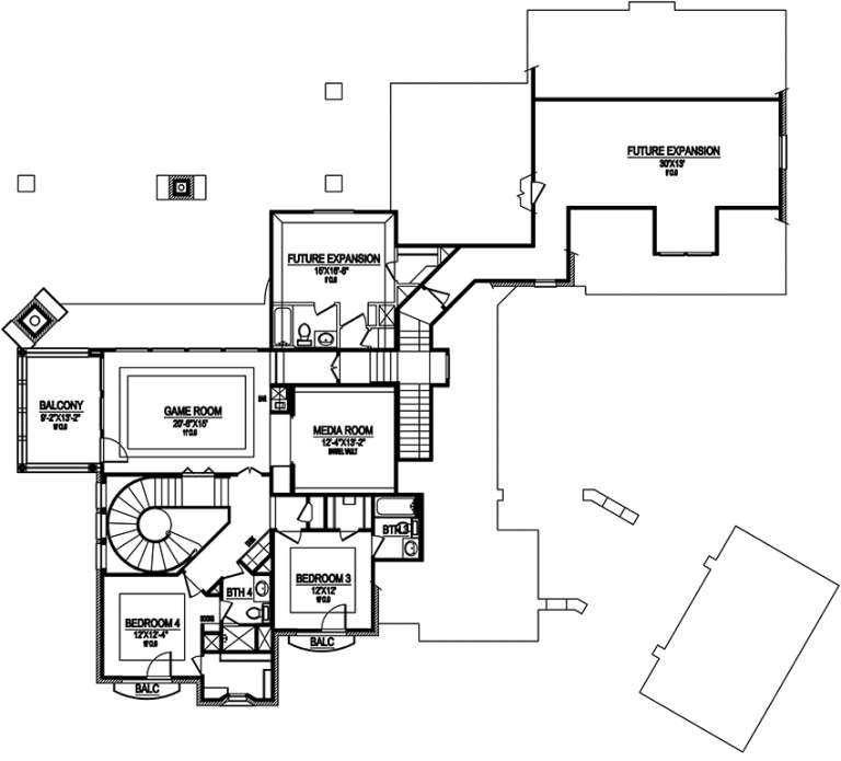 House Plan House Plan #18433 Drawing 2