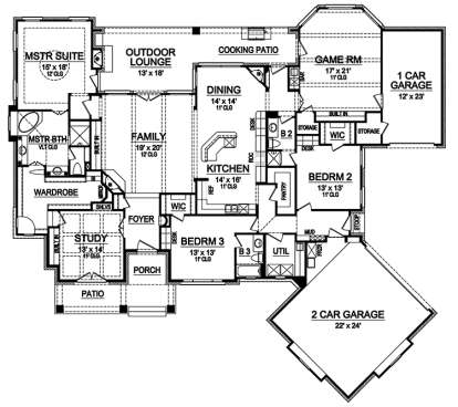House Plan House Plan #18435 Drawing 1