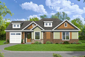 Craftsman House Plan #940-00029 Elevation Photo