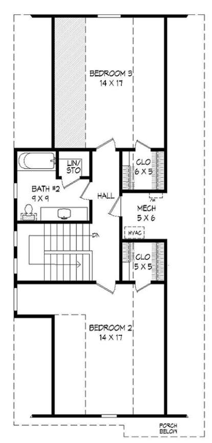 Upper for House Plan #940-00031