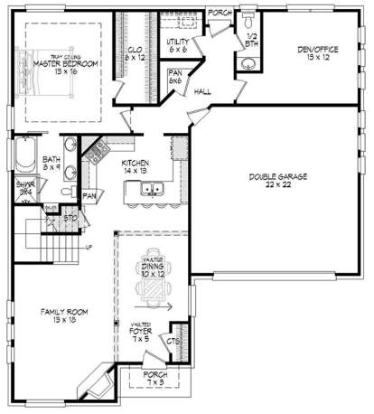 Main Floor  for House Plan #940-00032