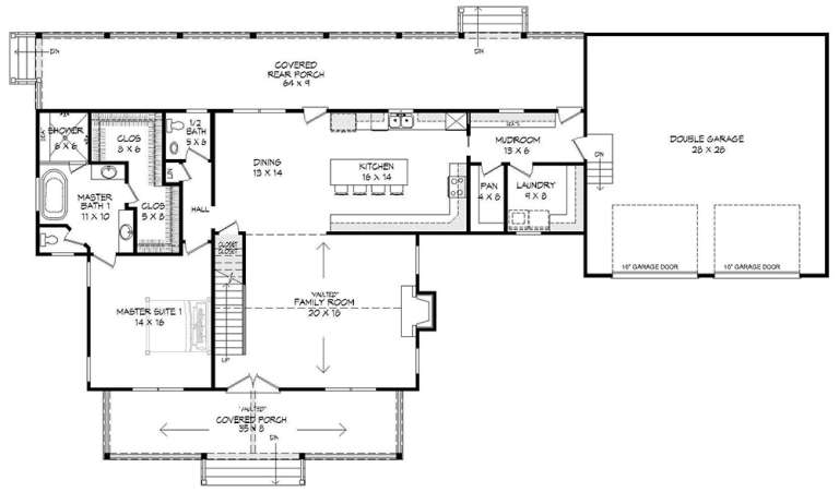 House Plan House Plan #18443 Drawing 1