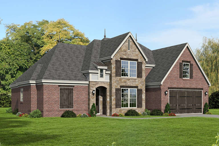 House Plan House Plan #18444 Front Elevation