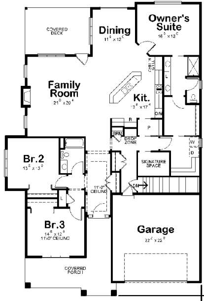 Main Floor  for House Plan #402-01455