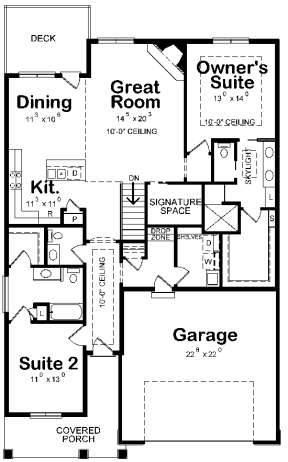 Main Floor  for House Plan #402-01456