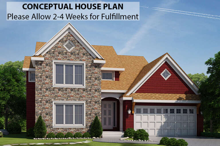 House Plan House Plan #18447 Front Elevation