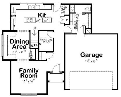 Main Floor  for House Plan #402-01457