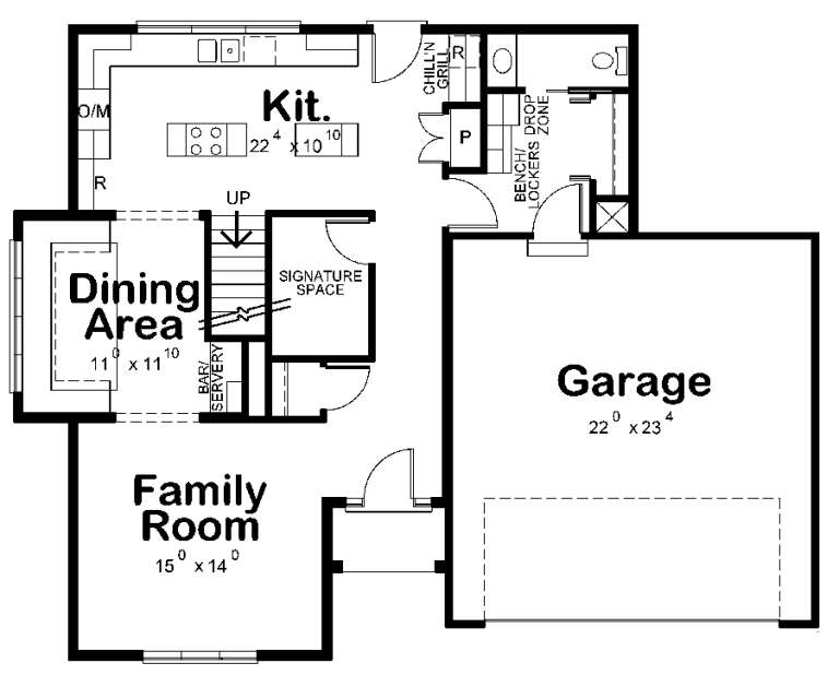 Traditional Plan - 2,228 Square Feet, 3 Bedrooms, 2.5 Bathrooms | Floor ...