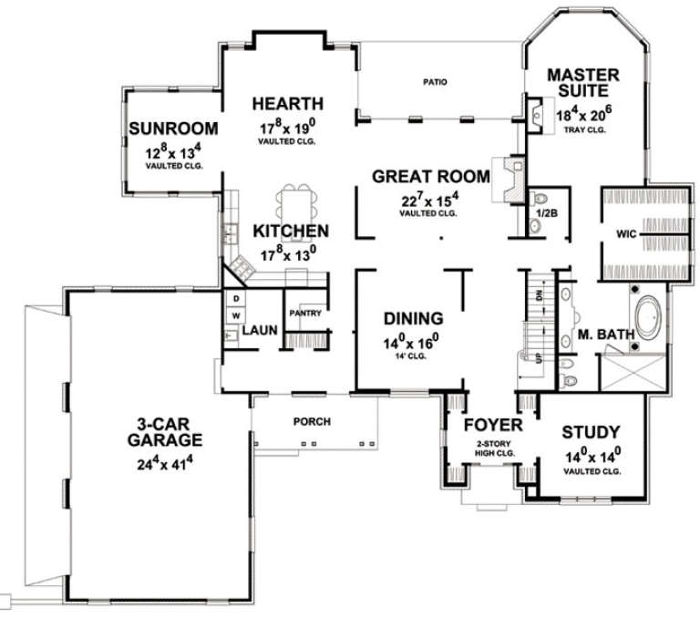 House Plan House Plan #18448 Drawing 1