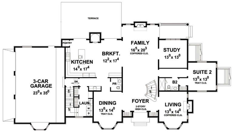 House Plan House Plan #18452 Drawing 1
