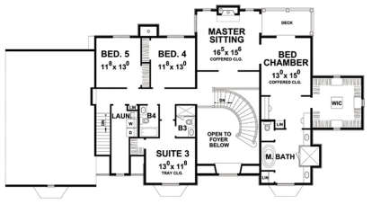 Second Floor for House Plan #402-01462