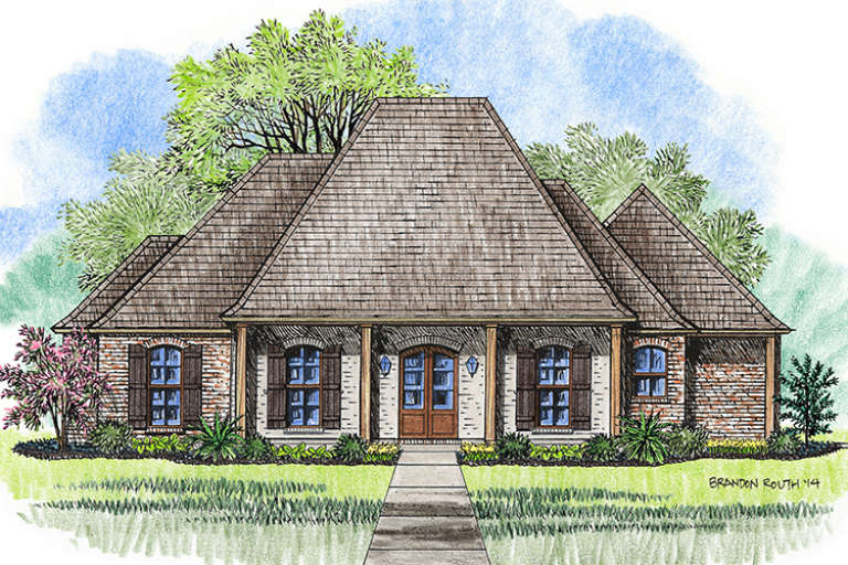 House Plan House Plan #18455 Front Elevation