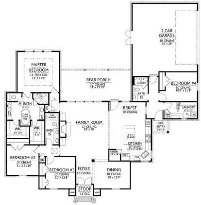 Main for House Plan #4534-00004