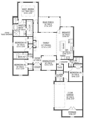 Main for House Plan #4534-00007